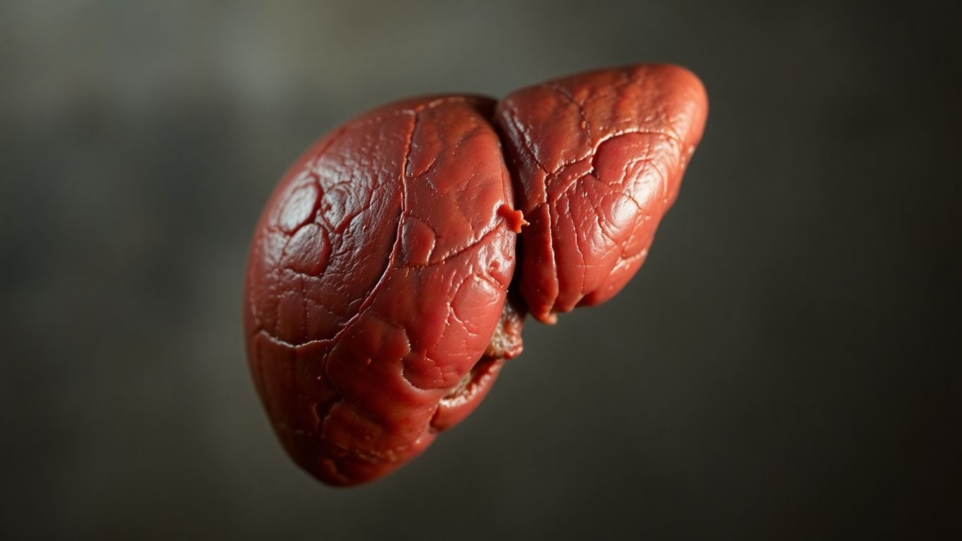 Ficat uman afectat de stres.